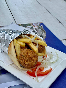 Pita falafel - vegetarisch